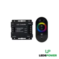 Контроллер RGB TH05 18A сенсорный, 216W 12V (432W 24V) с пультом, черный, Leds Power