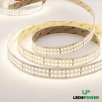 Лента двухрядная светодиодная 320LED, 40W, 24V, нейтральная 4000K, Leds Power