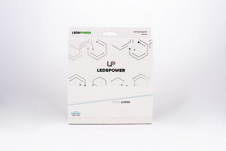 Лента светодиодная 240LED, 22W, 24V, холодная 4000K, Leds Power коробка